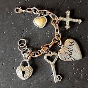 Guess Bracelet (womens) silver  7 3/4 in